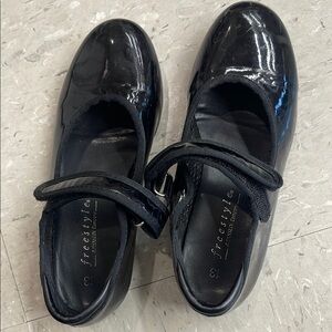 Freestyle Black Patent Leather Mary Jane Shoes